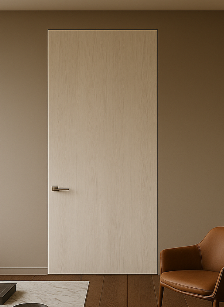 NATURA rasofilo filomuro battente bianco poro rovere verticale copia